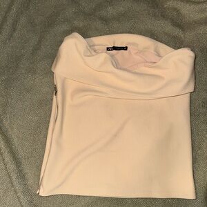Zara Women's Cream Tube Top